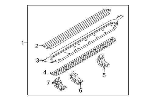 2012 Lincoln Navigator Running Board Diagram