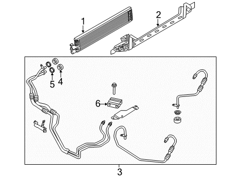 2016 Lincoln MKC Trans Oil Cooler Diagram
