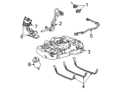 2007 Ford Freestar Throttle Cable Diagram for 3F2Z-9A758-AA