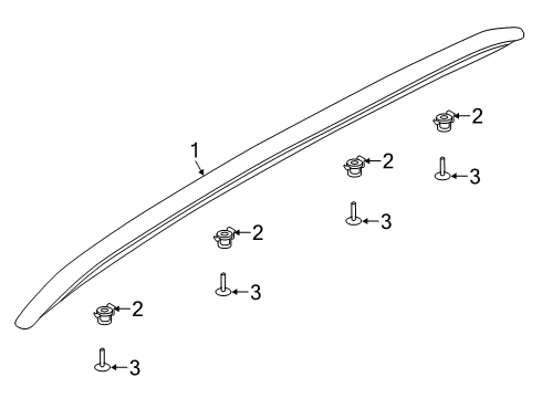 2021 Lincoln Nautilus Roof Rack Diagram