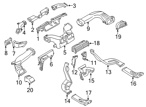 2014 Ford Fusion Ducts Diagram