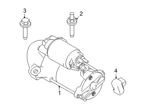 2016 Ford Police Interceptor Sedan Starter Diagram for HD9Z-11002-B