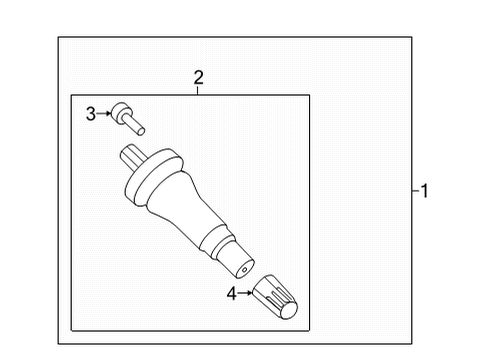2022 Ford F-150 Tire Pressure Monitoring Diagram