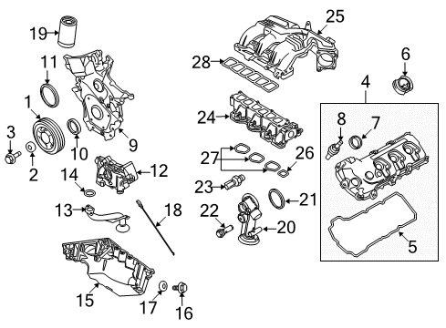 2009 Ford Taurus X Intake Manifold Diagram