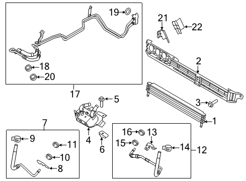 2016 Ford F-150 Support Bracket, Upper Diagram for BL3Z-7B147-C