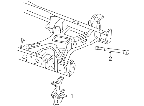 2006 Mercury Mariner Spare Tire Carrier Diagram