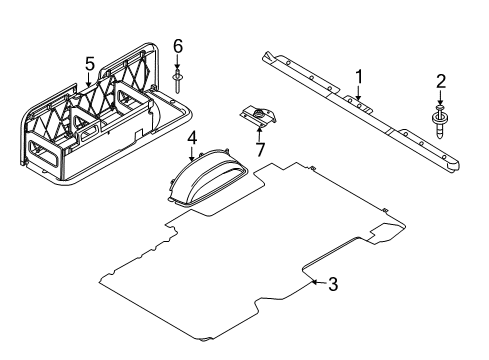 2013 Ford E-250 Interior Trim - Rear Body Diagram