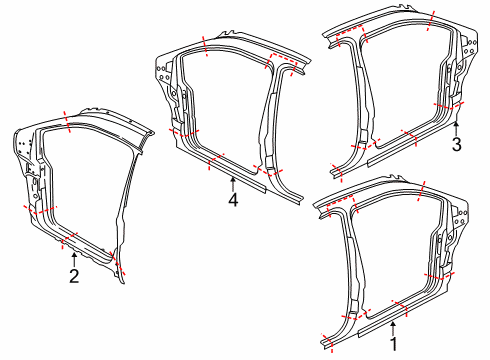 2021 Ford Transit Connect Aperture Panel Diagram 1 - Thumbnail