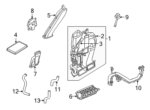 2006 Mercury Mariner Auxiliary Air Conditioner Diagram