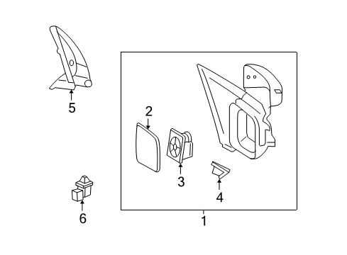 2007 Ford Freestyle Outside Mirrors Diagram
