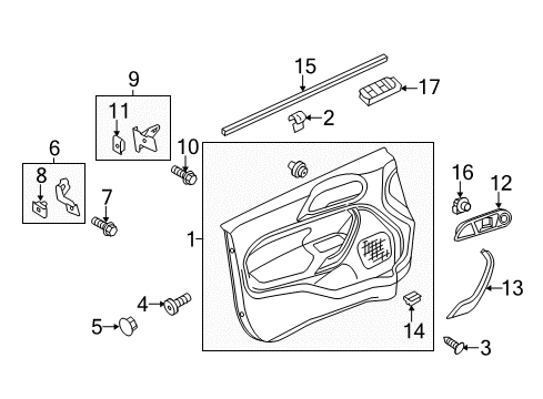 2019 Ford Fiesta Mirrors Diagram