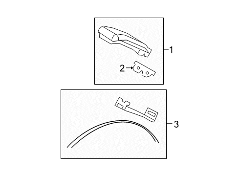 2008 Ford Escape Tire Pressure Sensor Diagram for 6F2Z-1A193-B