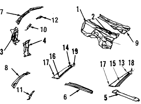 2021 Ford F-250 Super Duty Power Steering Suction Hose Diagram for LC3Z-3691-A