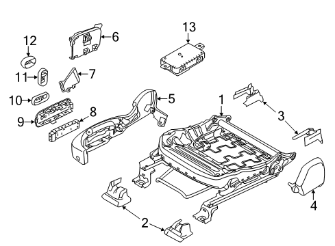 2011 Ford Taurus Tracks & Components Diagram 3 - Thumbnail