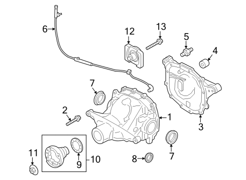 2024 Ford Mustang Vent Tube Diagram for PR3Z-4A058-A