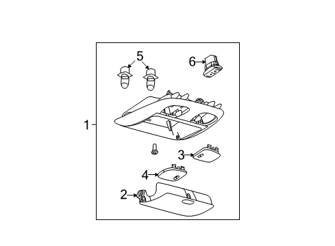 2011 Ford Fusion Overhead Console Diagram