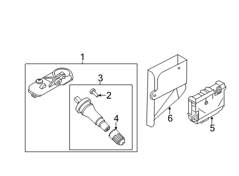 2019 Ford Fiesta Tire Pressure Monitoring Diagram