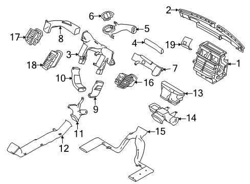 2015 Ford Police Interceptor Sedan Ducts Diagram
