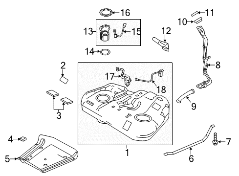 2014 Lincoln MKS Senders Diagram 4 - Thumbnail