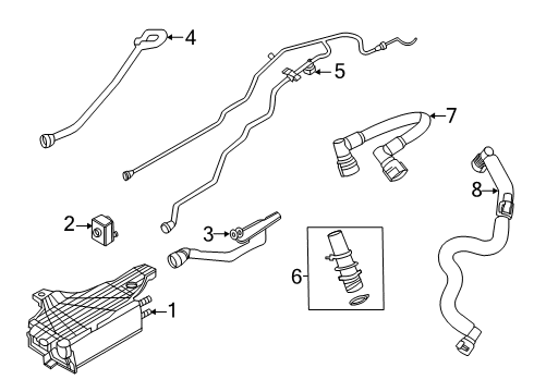 2022 Ford Police Interceptor Utility Emission Components Diagram 1 - Thumbnail
