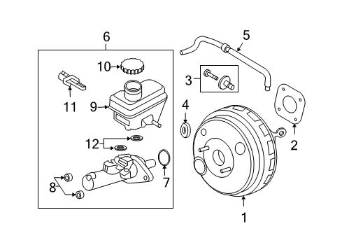 2012 Ford Escape Dash Panel Components Diagram