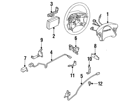 1996 Ford Probe Control Module Diagram for F5UZ-14B056-A