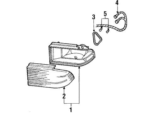 1986 Ford Tempo Tail Lamps Diagram