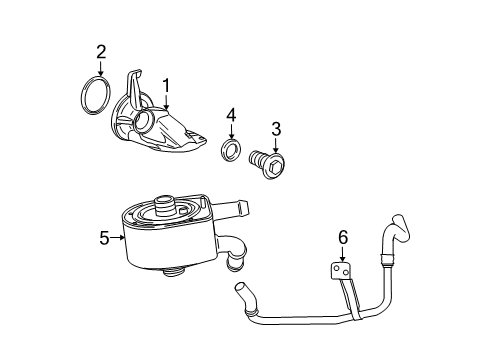 2008 Mercury Mountaineer Oil Cooler, Cooling Diagram 1 - Thumbnail