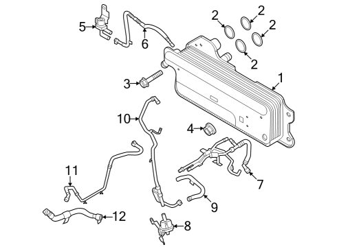 2023 Ford Explorer Oil Cooler Diagram