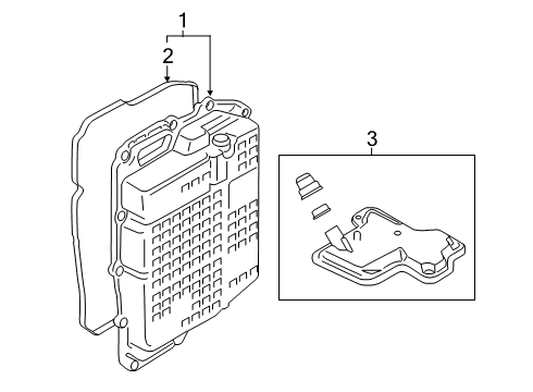 2021 Lincoln Nautilus Transaxle Parts Diagram