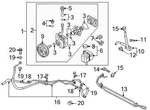 Gasket Diagram for -99562-1400