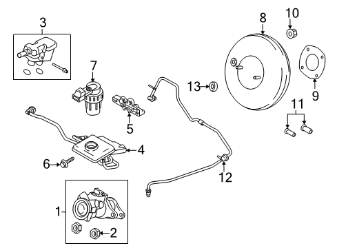 2012 Ford Transit Connect Dash Panel Components Diagram