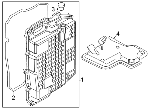 2021 Lincoln Corsair Case & Related Parts Diagram