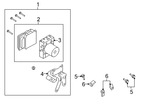2014 Ford F-150 ABS Components, Electrical Diagram 2 - Thumbnail