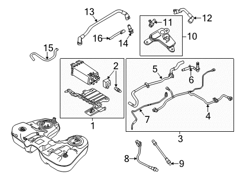 2010 Ford Flex Emission Components Diagram