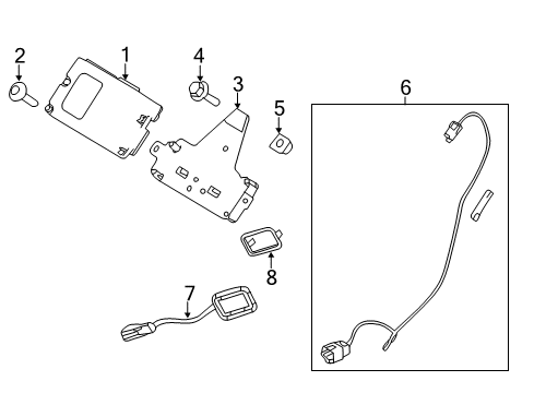 2009 Ford F-150 Control Module Diagram for 9L3Z-14D212-BF