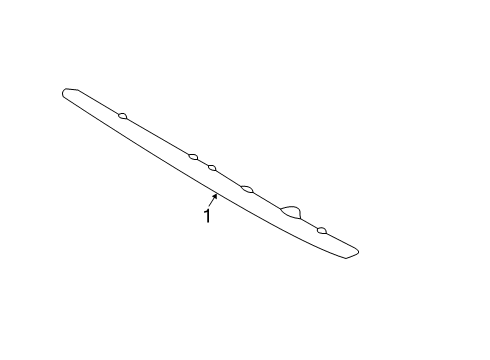 2021 Lincoln Nautilus High Mount Lamps Diagram
