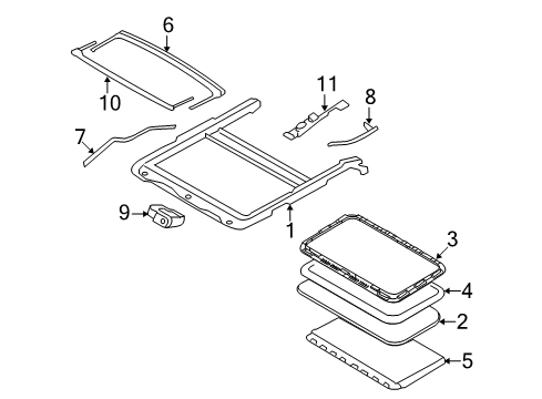 2009 Ford Taurus X Sunroof Diagram