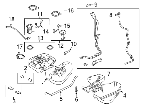 2010 Lincoln MKS Fuel Supply Diagram