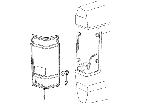 1989 Ford Ranger Tail Lamps Diagram