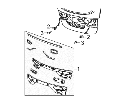 2003 Ford Taurus Rear Reflector Diagram