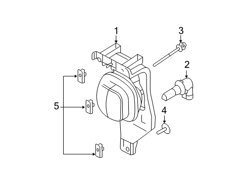 2009 Ford F-250 Super Duty Chassis Electrical - Fog Lamps Diagram