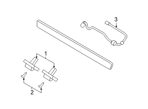2006 Ford Freestyle Socket & Wire, Rear Diagram for 5F9Z-13412-AA