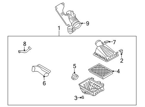 2003 Ford Thunderbird Air Intake Diagram