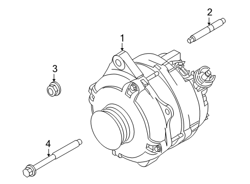 2012 Lincoln MKT Alternator Diagram 2 - Thumbnail