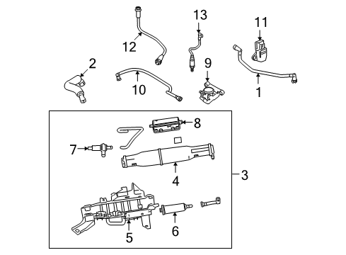 2008 Lincoln Navigator Emission Components Diagram