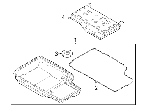 2023 Ford F-250 Super Duty Transmission Components Diagram