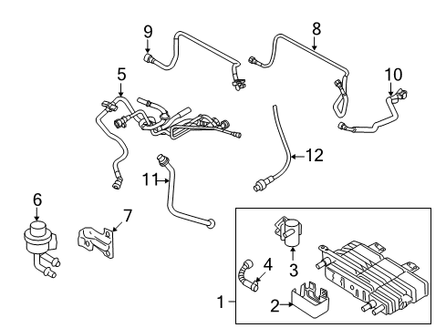 2011 Ford Fusion Emission Components Diagram 4 - Thumbnail