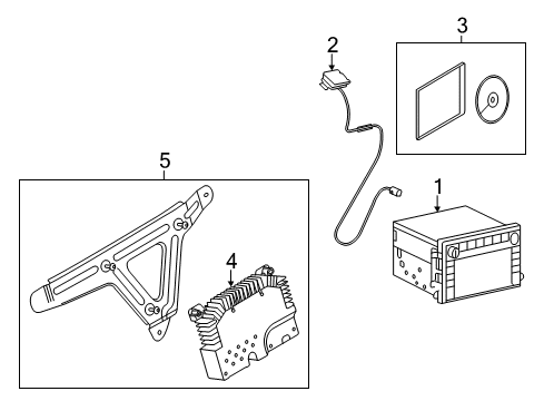 2007 Ford Expedition Navigation System Components Diagram