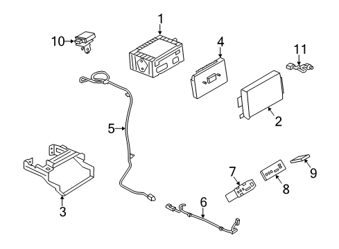 2018 Ford Escape Memory Card Diagram for VJJ5Z-19H449-B